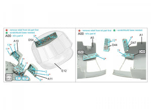 Quinta Studio QDS-48380 Mi-8MT 3D-Printed &amp;amp; coloured Interior on decal paper (AMK) (Small version) 1/48 – Bild 2