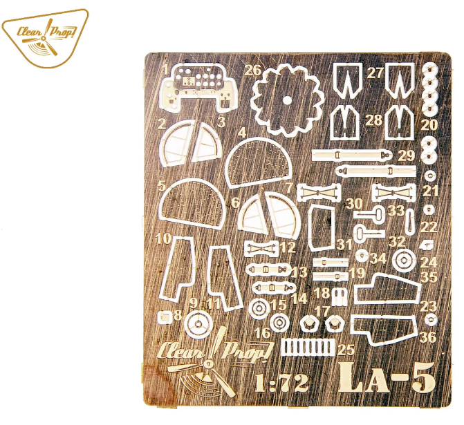 Clear Prop! CP72014 La-5 early version ADVANCED KIT 1/72 – imagen 3