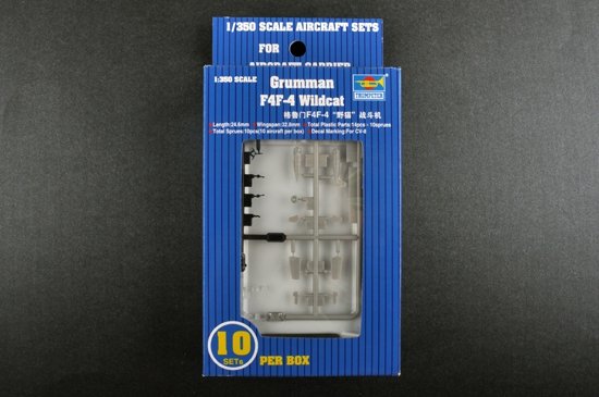 Trumpeter 06202 Grumman F4F-4 Wildcat (10pcs.) 1/350
