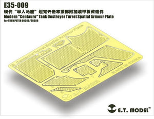 Plaque de blindage spatial pour tourelle de chasseur de chars moderne « Centauro » modèle ET E35-009, compatible avec les modèles TRUMPETER 00386/00388 – image 2