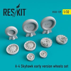 RESKIT RS32-0129 Jeu de roues pour A-4 Skyhawk (version initiale) à l&amp;#39;échelle 1/32
