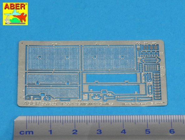 Aber 35G29 Grilles for Russian Tank T-55A also for T-55 ENIGMA 1/35 – immagine 2