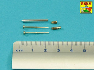 Aber 35L-274 Armament for French Light Armoured Car AML-60-7, barrel for 7,62mm Macxhine guns x 2 pcs. 90mm mortar 1/35 – immagine 2