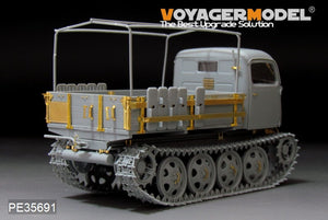 Maquette Voyager PE35691, char allemand RSO/01 type 470 de la Seconde Guerre mondiale, pour DRAGON 6691, échelle 1/35  – image 4