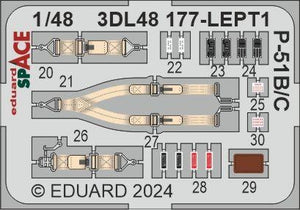 Eduard 3DL48177 P-51B/ C SPACE EDUARD 1/48 – zdjęcie 4