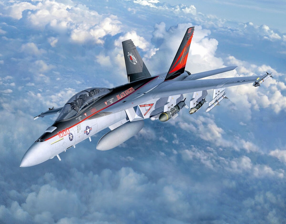 Revell 03847 F/A-18F Super Hornet biplace 1/32