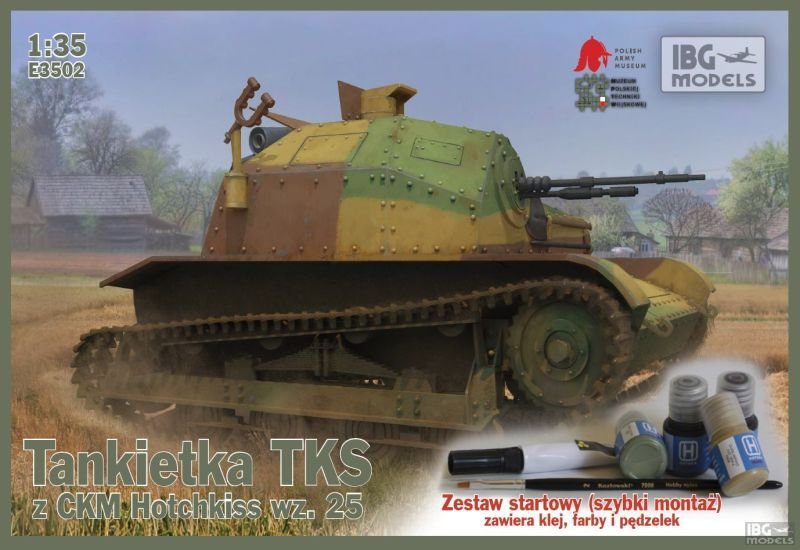 IBG E3502 Tankietka TKS z CMK Hotchkiss wz.25 1/35