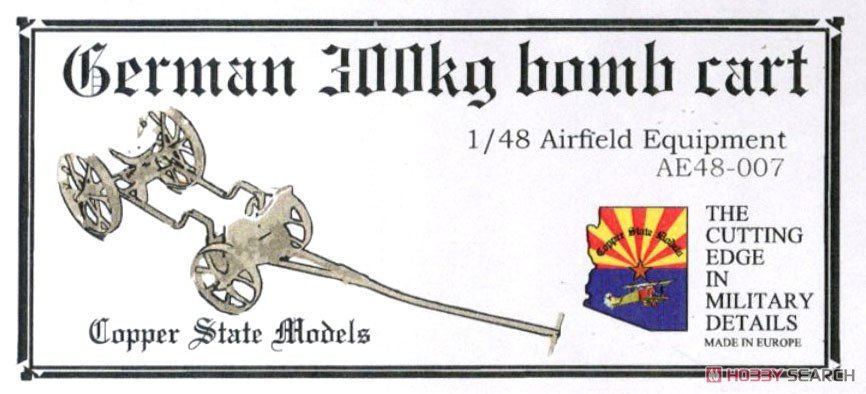 Maquette Copper State Models AE48-007 Chariot à bombes allemand de 300 kg 1/48 