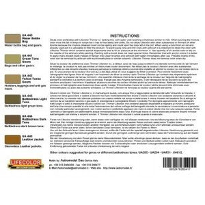 Lifecolor CS41 Acrylic paint set British uniforms Set 1 6x22ml – zdjęcie 2