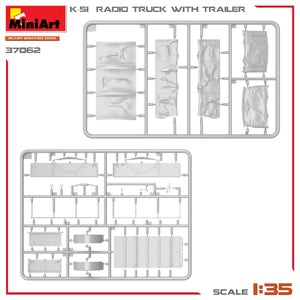 Miniart 37062 K-51 RADIO TRUCK WITH TRAILER 1/35 – Bild 12