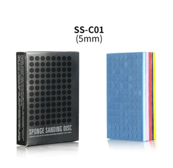 DSPIAE SS-C01-400 5 mm Self Adhesive Sponge Sanding Disc #400 / Samoprzylepna gąbkowa tarcza szlifierska #400 5 mm