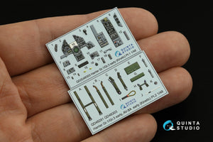 Quinta Studio QD48303 Harrier Gr.1/Gr.3 Early Intérieur imprimé en 3D et coloré sur papier décalcomanie (Kinetic) 1/48 – image 2