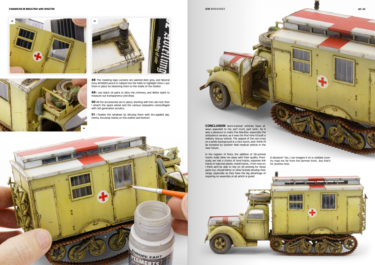 AK Interactive AK130011 ICM – Comment peindre et vieillir des camions et des chevaux de guerre de la Seconde Guerre mondiale - Anglais  – image 5
