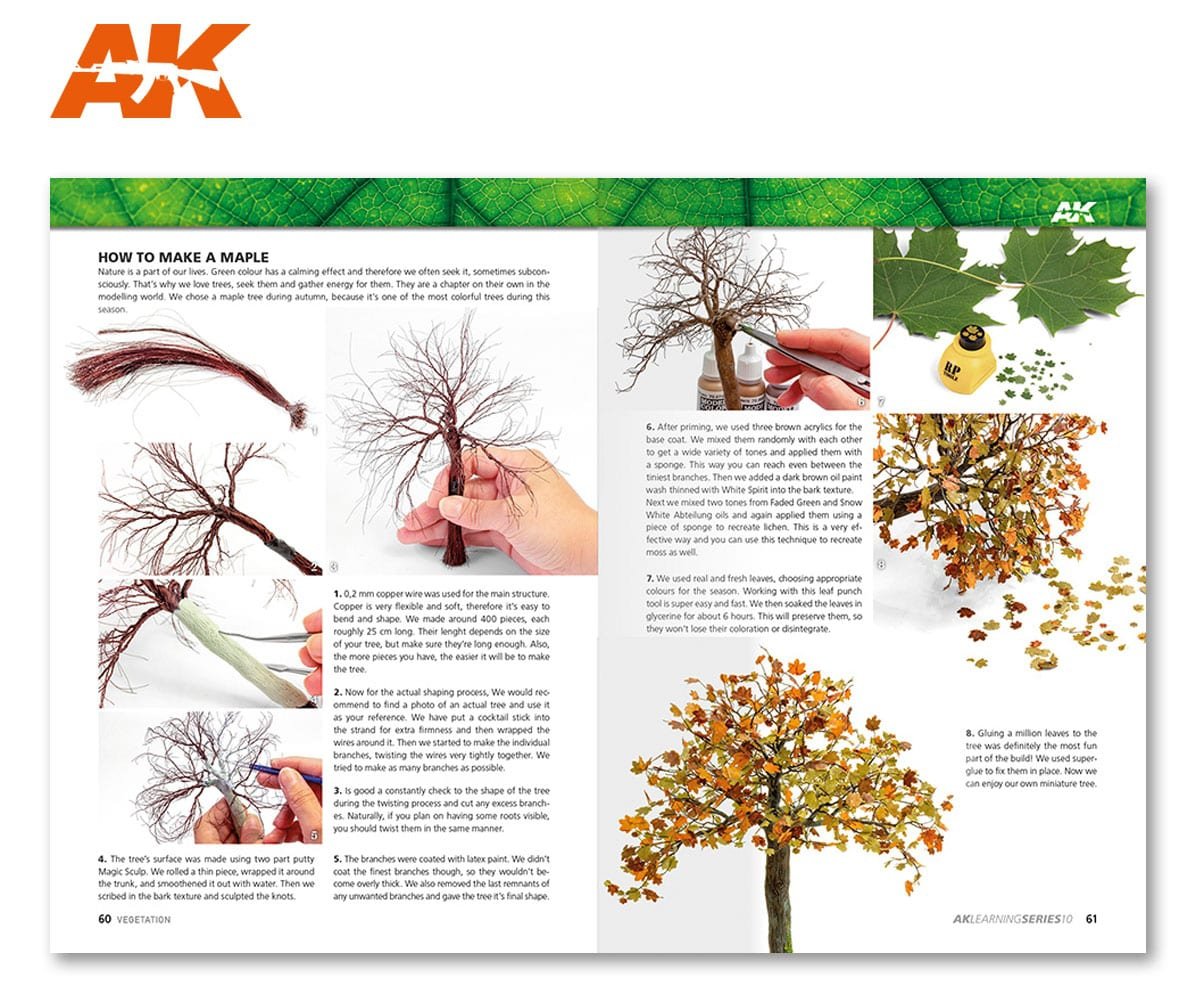 AK Interactive AK295 AK LEARNING 10: MASTERING VEGETATION IN MODELING – image 5