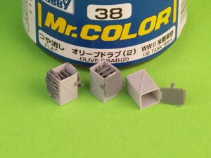 Boîtes de munitions Master GM-35-071 D68375 (50 cartouches) pour fusil Browning M2 .50 - utilisées au début de la Seconde Guerre mondiale (6 pièces) - OUVERTES 1/35 – image 4