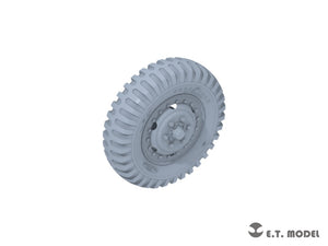 E.T. Model P35-150 U.S.Army M8/M20 Light Armored Car Sagged Wheels For TAMIYA Kit 1/35 – immagine 2