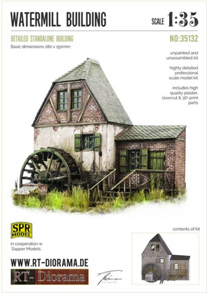 RT-Diorama 35132 Watermill Building 1/35 – imagen 2