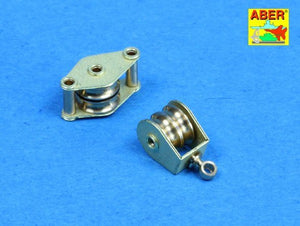 Aber R-09n All-purpose double Pulley x2 pcs. – immagine 3