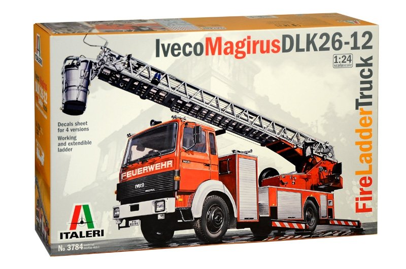 Italeri 3784 IVECO MAGIRUS DLK 26-12 Fire Ladder Truck 1/24