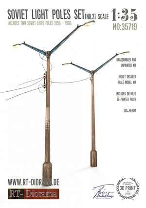 RT-Diorama 35719 Soviet Light Poles Set No.2 1/35