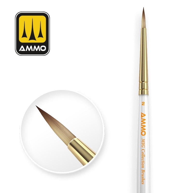 Ammo of Mig 8716 AMMO MIG Collection Brushes Conical 2