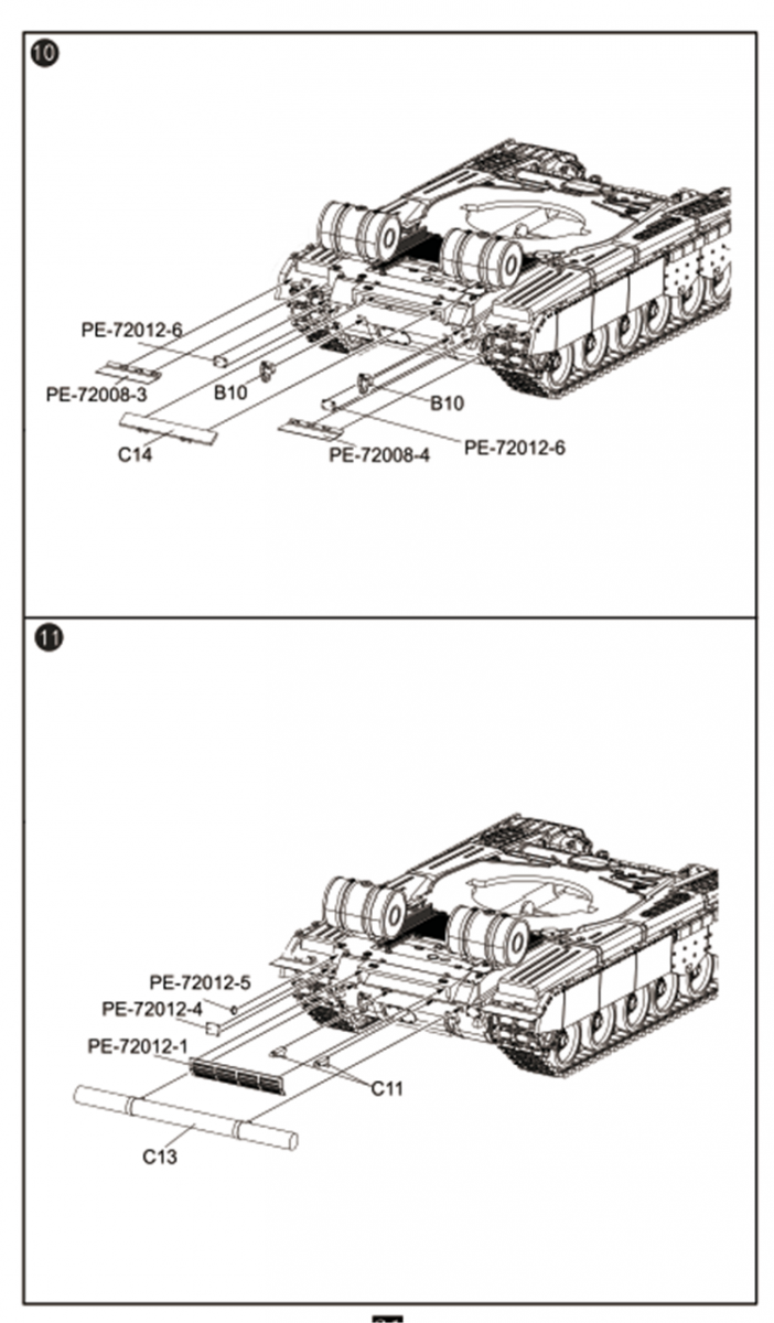 Modelcollect UA72193 Soviet T-80 Main Battle Tank 1970S-1990S N in1 1/72 – immagine 21
