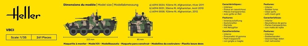 Heller 57147 VBCI - Starter Kit 1/35 – zdjęcie 5
