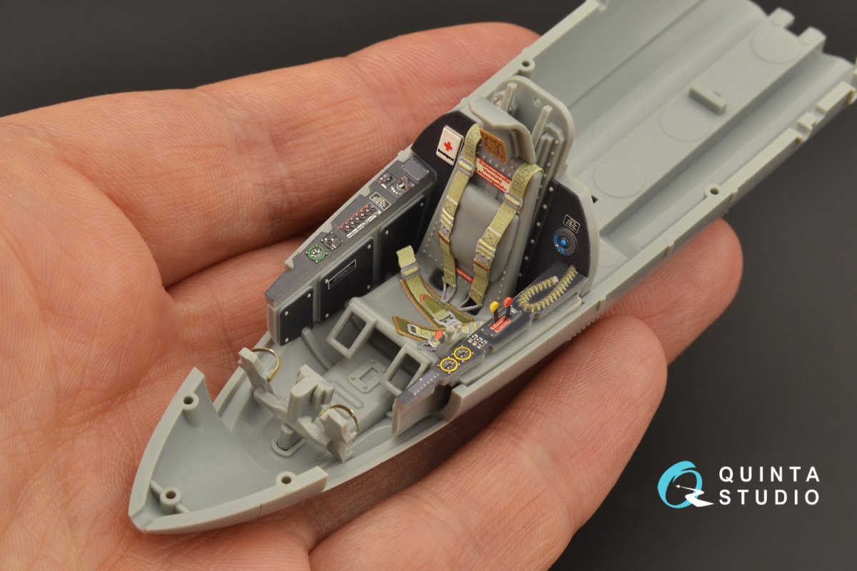 Quinta Studio QD32105 Ju EF 126/EF 127 3D-Printed &amp;amp; coloured Interior on decal paper (Das Werk) 1/32 – immagine 4