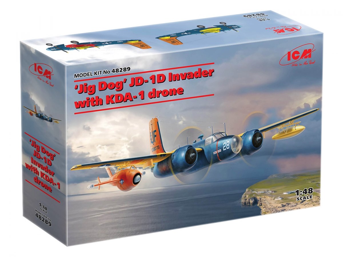 ICM 48289 Jig Dog JD-1D Invader with KDA-1 drone 1/48 – immagine 2