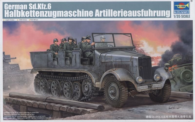 Trumpeter 05531 German Sd.Kfz.6 Halbkettenzugmaschine 1/35