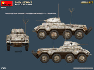 MiniArt 35416 Sd.Kfz.234/2 WITH LUCHS TURRET. INTERIOR KIT 1/35 – immagine 3