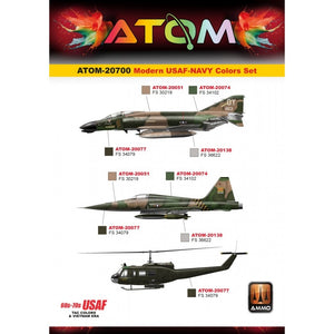 AMMO of Mig Jimenez ATOM 20700 Modern USAF-NAVY Colors Set 12 x 20 ml – Bild 4