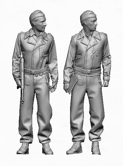 Glowel Miniatures 35042 WSS tank crew 1944-45 1/35 – Bild 2