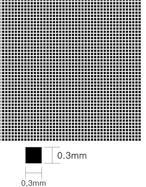KA Models KA-00002 SQUARE PATTERN MESH B 0.3mm X 0.3mm – immagine 5