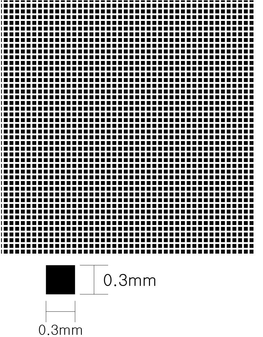 KA Models KA-00002 SQUARE PATTERN MESH B 0.3mm X 0.3mm – immagine 5