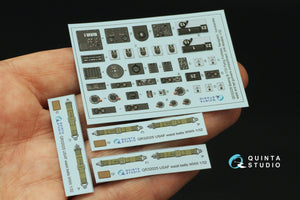Quinta Studio QD32226 Boeing B-17G Navigator, bombardier, waist and tail gunners compartments. 3D-Printed coloured Interior (HK models) 1/32 – zdjęcie 3