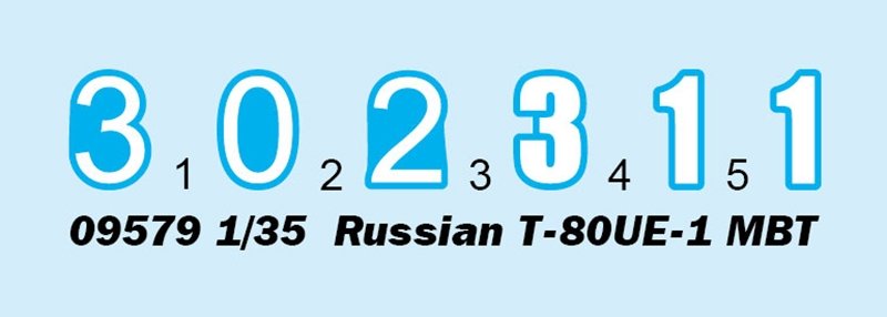 Trumpeter 09579 Russian T-80UE-1 MBT 1/35 – immagine 3