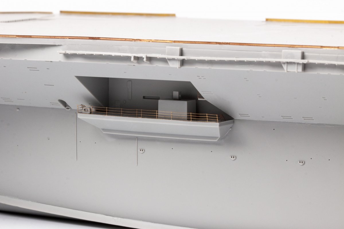 Eduard 53283 USS Constellation CV-64 part 3 - railings &amp;amp; safety nets TRUMPETER 1/350 – immagine 14