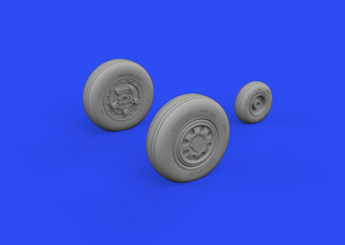 Eduard 648745 F-15E/ I/K wheels GWH 1/48 – immagine 2