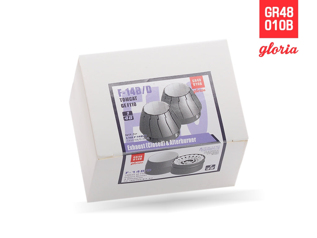 Gloria GR48012B F-16CJ F110-GE Exhaust Nozzle &amp;amp; Afterburner CLOSED TAMIYA 1/48 – zdjęcie 3