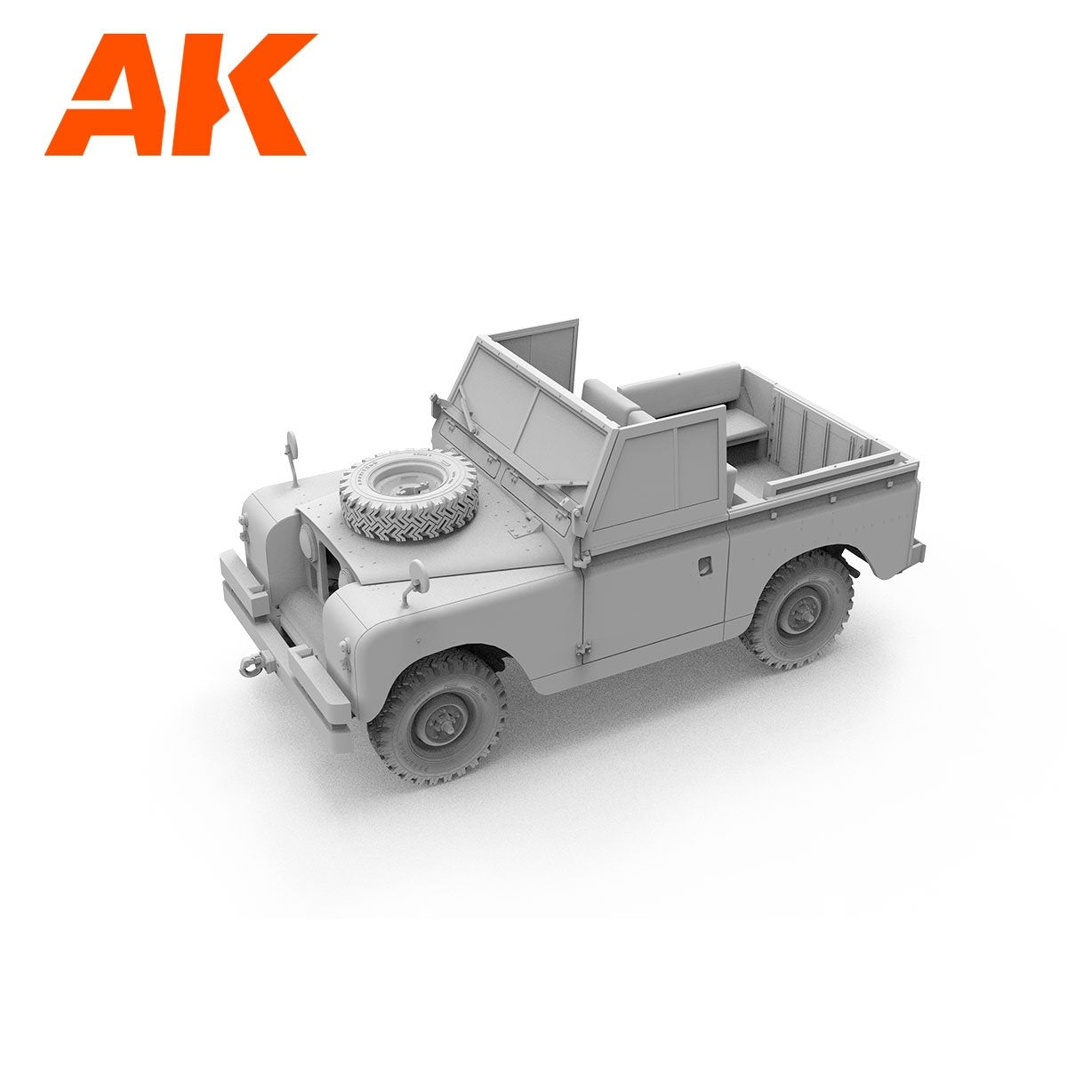 AK Interactive AK35012 LAND ROVER 88 SERIES IIA ROVER 8 1/35 – immagine 3
