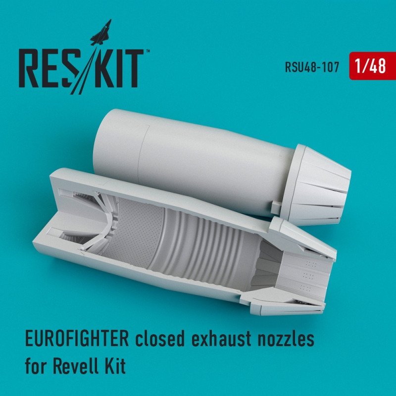 RESKIT RSU48-0107 Tuyères d'échappement fermées pour Eurofighter, kit Revell au 1/48