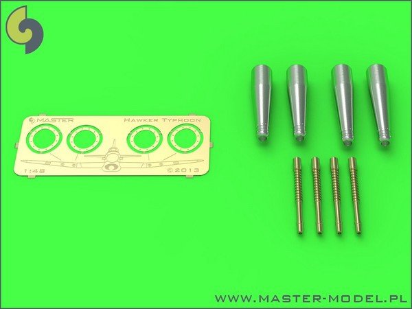 Master AM-48-082 Hawker Typhoon Mk IB early type cannons with uncovered barrels 1/48
