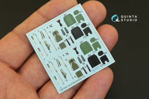 Quinta Studio QD72020 Su-27UB 3D-Printed &amp;amp; coloured Interior on decal paper (for Zvezda kit) 1/72 – Bild 5