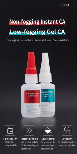 DSPIAE LG-02 Low-Whitening Super Glue Gel Type 20g – zdjęcie 2
