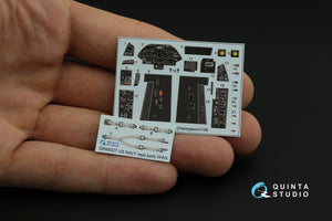 Quinta Studio QD48325 F4U-5N 3D-Printed &amp;amp; coloured Interior on decal paper (Hasegawa) 1/48 – immagine 8