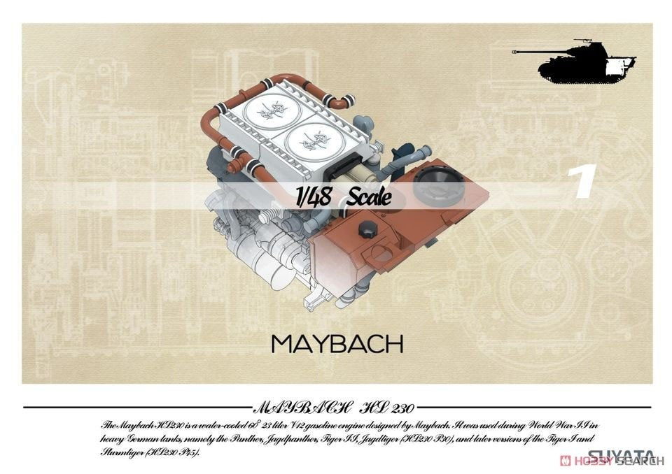 Suyata NO-001 Panther A w/ Zimmerit &amp;amp; Full Interior + 16t Strabokran w/ Maintenance 1/48 – immagine 2
