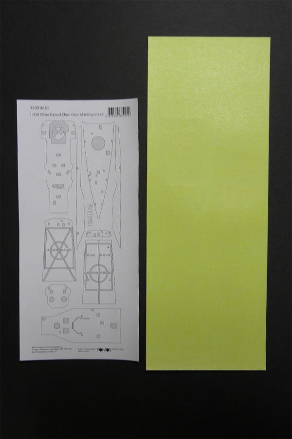 Pontos 35001MS1 USS Oliver Hazard Perry Class Deck Masking Sheet 1/350 – immagine 2