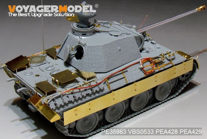 Voyager Model PE35983 WWII German Panther D Tank Late version Basic For TAKOM 2104 1/35 – immagine 13