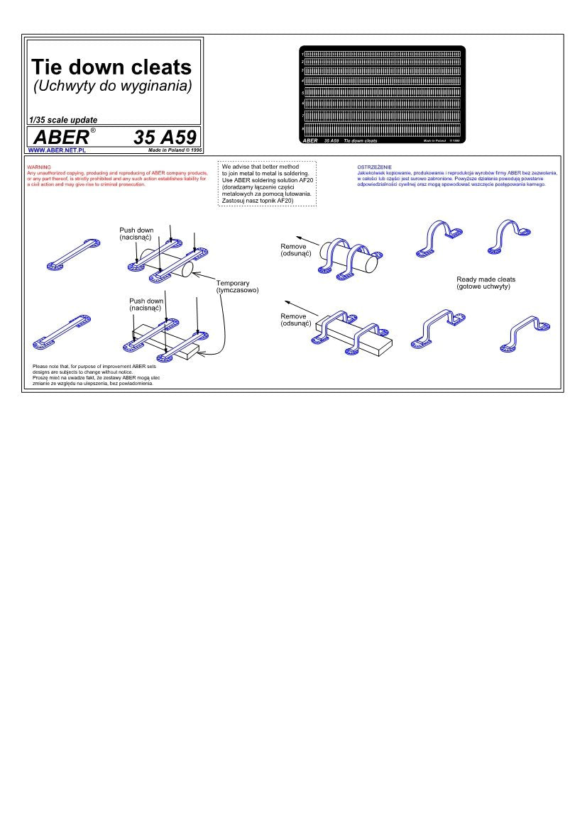Aber 35A059 Uchwyty 1/35 – immagine 4